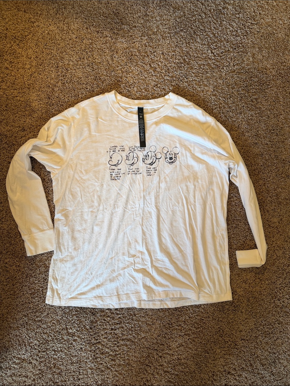 Lululemon x Disney White Longsleeve Tshirt - 14